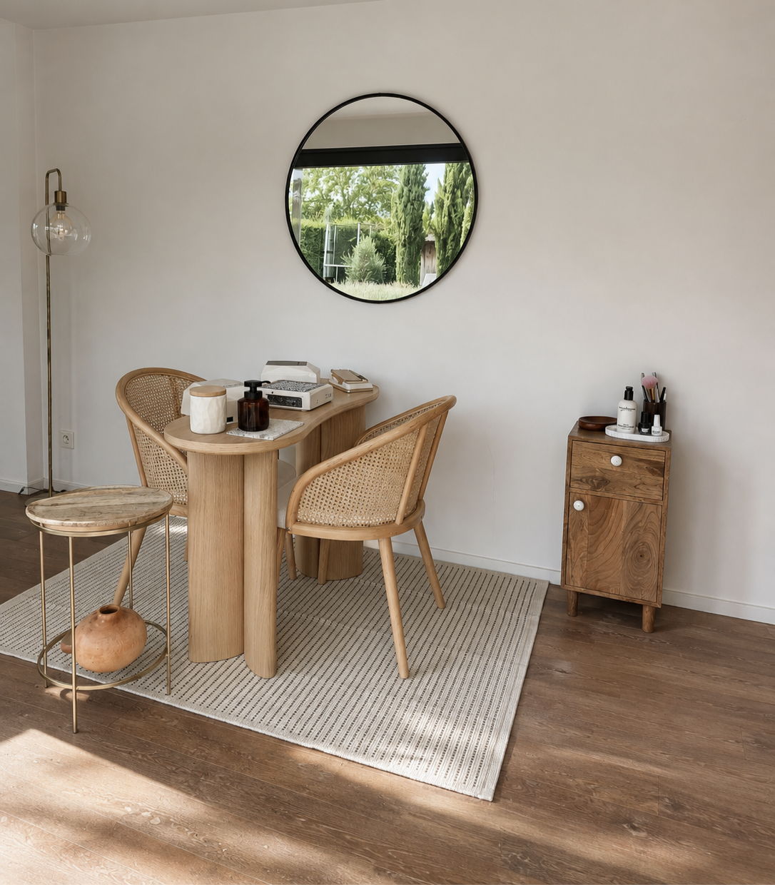 De tijdelijke studio van F. in Herk-de-Stad